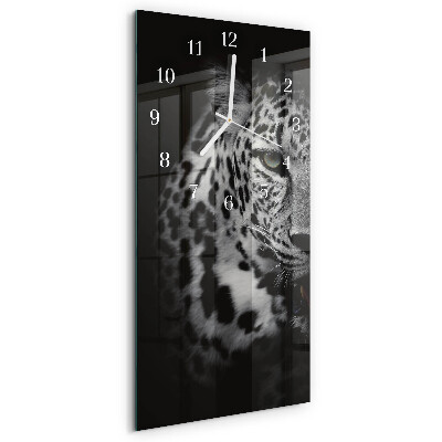 Horloge rectangulaire verticale Tigre