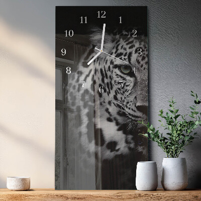 Horloge rectangulaire verticale Tigre