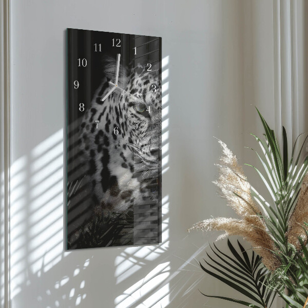 Horloge rectangulaire verticale Tigre