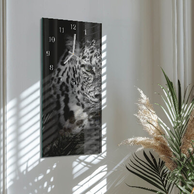 Horloge rectangulaire verticale Tigre