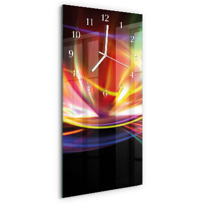 Horloge rectangulaire verticale Art abstrait