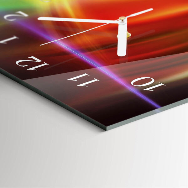 Horloge rectangulaire verticale Art abstrait
