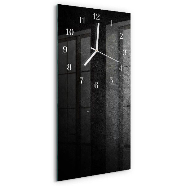 Horloge rectangulaire verticale Plaque