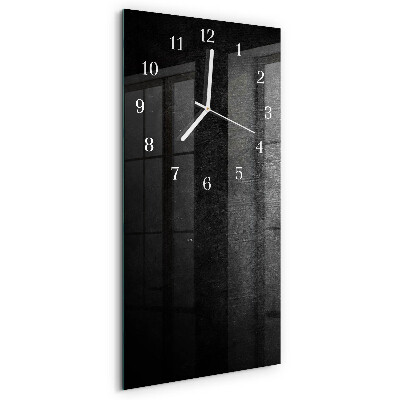 Horloge rectangulaire verticale Plaque