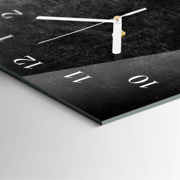 Horloge rectangulaire verticale Plaque