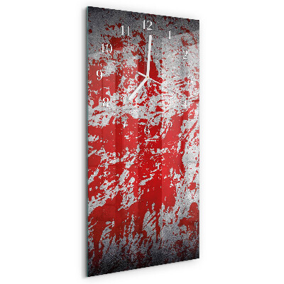 Horloge rectangulaire verticale Taches