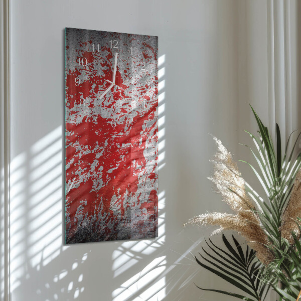Horloge rectangulaire verticale Taches