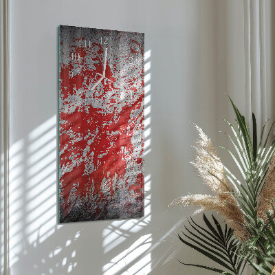 Horloge rectangulaire verticale Taches