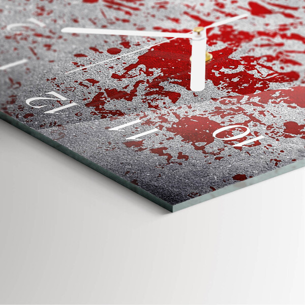 Horloge rectangulaire verticale Taches