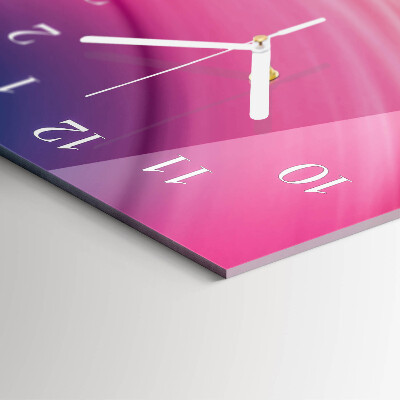 Horloge rectangulaire verticale Lignes abstraites