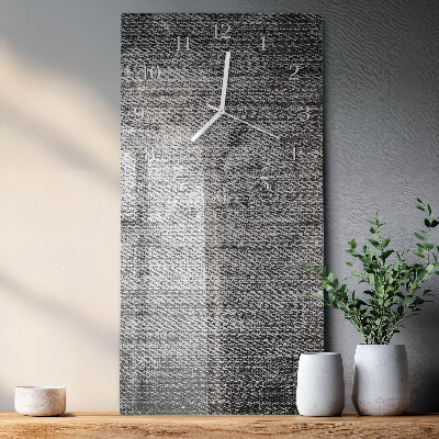Horloge rectangulaire verticale Matériel