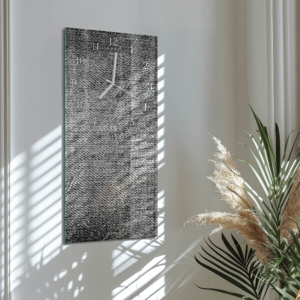 Horloge rectangulaire verticale Matériel