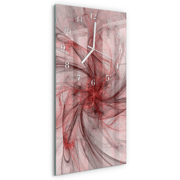Horloge rectangulaire verticale Abstraction