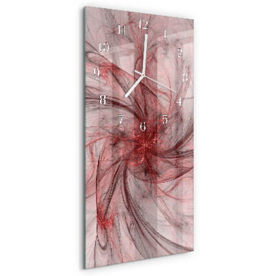 Horloge rectangulaire verticale Abstraction