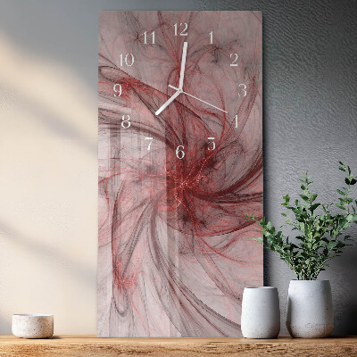 Horloge rectangulaire verticale Abstraction