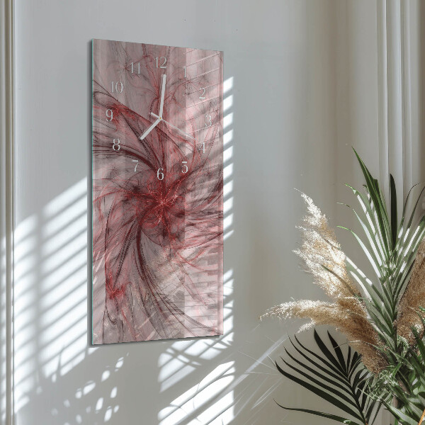 Horloge rectangulaire verticale Abstraction