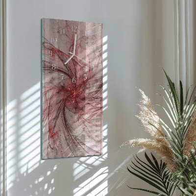 Horloge rectangulaire verticale Abstraction