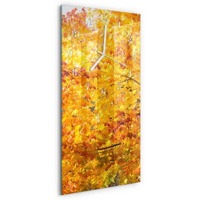 Horloge rectangulaire verticale Arbre