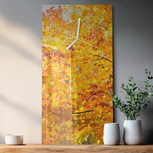 Horloge rectangulaire verticale Arbre
