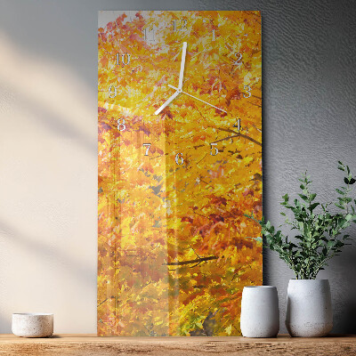 Horloge rectangulaire verticale Arbre