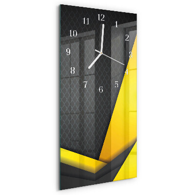Horloge rectangulaire verticale Abstraction