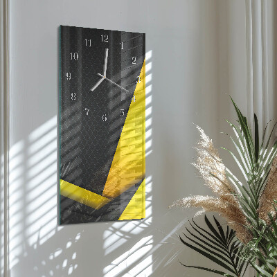Horloge rectangulaire verticale Abstraction
