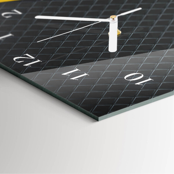 Horloge rectangulaire verticale Abstraction