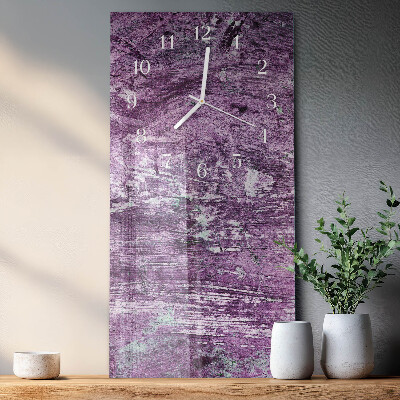 Horloge rectangulaire verticale Chaos