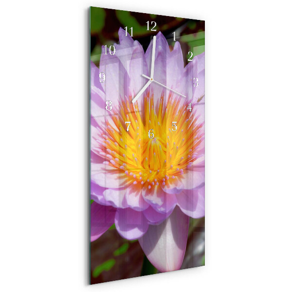 Horloge rectangulaire verticale Lis