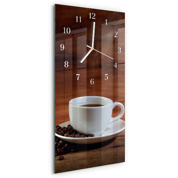 Horloge rectangulaire verticale Tasse