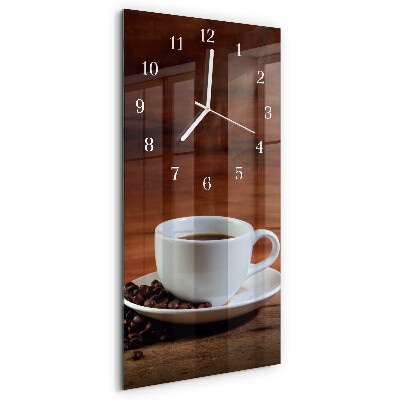 Horloge rectangulaire verticale Tasse