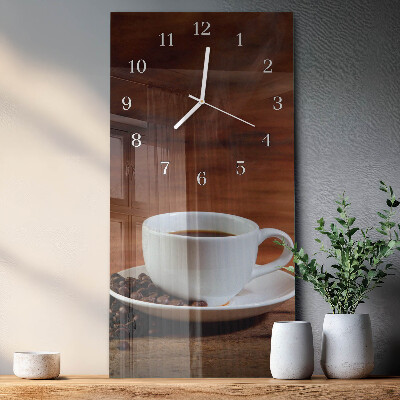 Horloge rectangulaire verticale Tasse