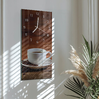 Horloge rectangulaire verticale Tasse