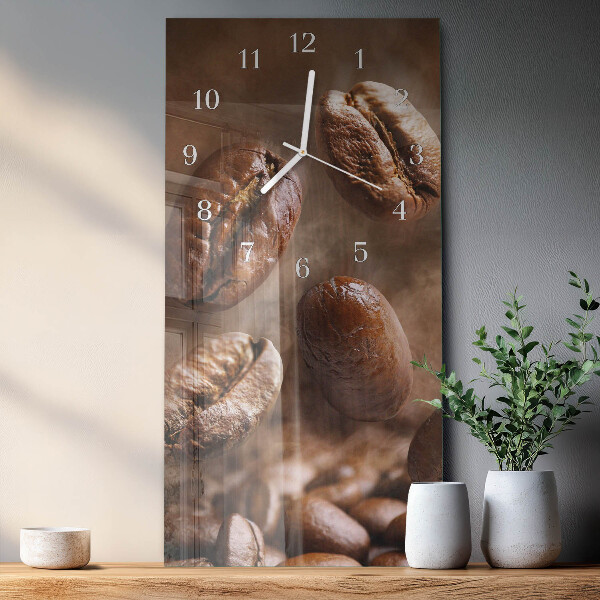 Horloge rectangulaire verticale Haricots