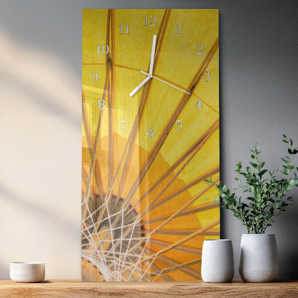 Horloge rectangulaire verticale Parapluie