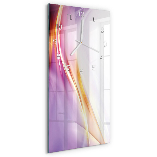 Horloge rectangulaire verticale Abstraction