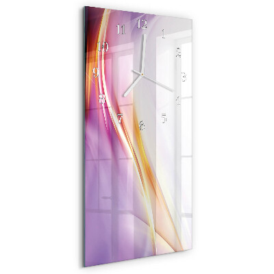 Horloge rectangulaire verticale Abstraction