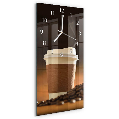 Horloge rectangulaire verticale Tasse