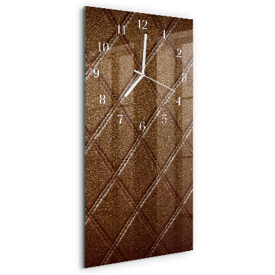Horloge rectangulaire verticale Diamants