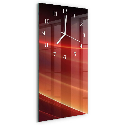 Horloge rectangulaire verticale Abstraction