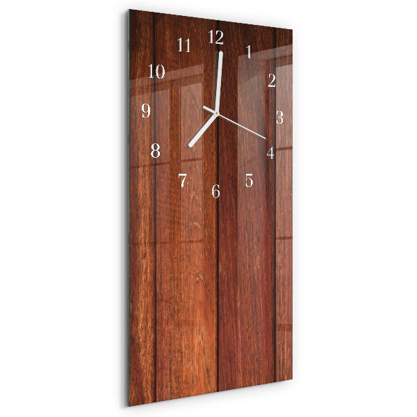Horloge rectangulaire verticale Bois