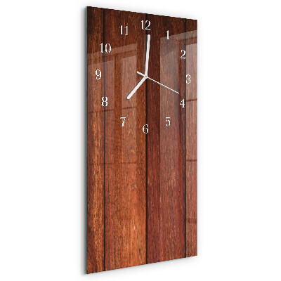 Horloge rectangulaire verticale Bois