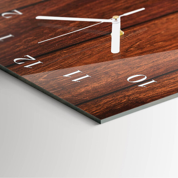 Horloge rectangulaire verticale Bois