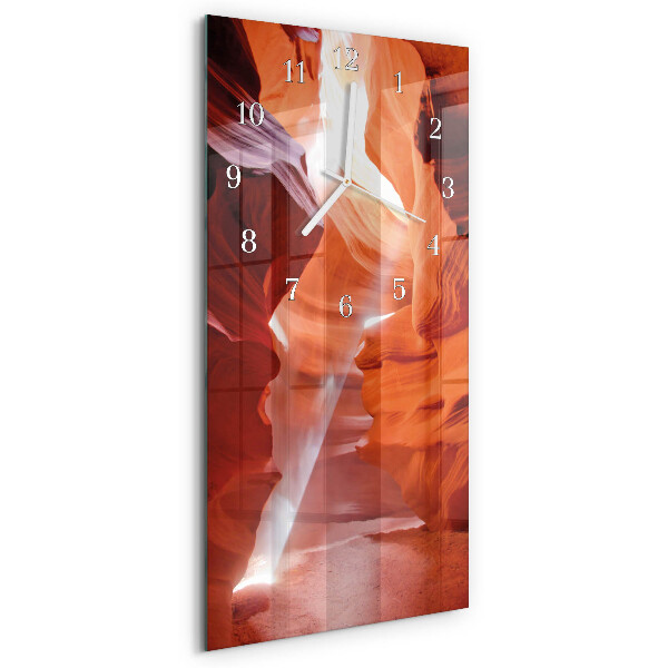 Horloge rectangulaire verticale Grotte