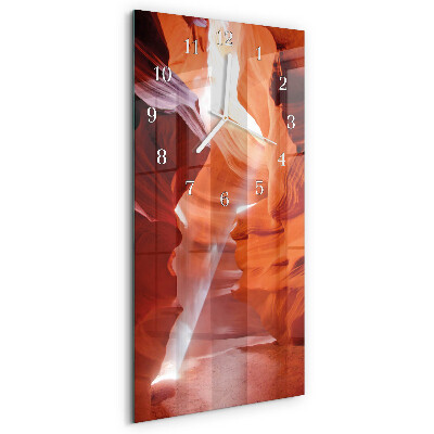 Horloge rectangulaire verticale Grotte