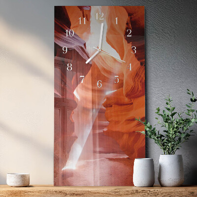 Horloge rectangulaire verticale Grotte