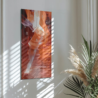 Horloge rectangulaire verticale Grotte