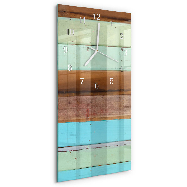 Horloge rectangulaire verticale Plaque