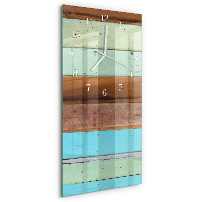 Horloge rectangulaire verticale Plaque