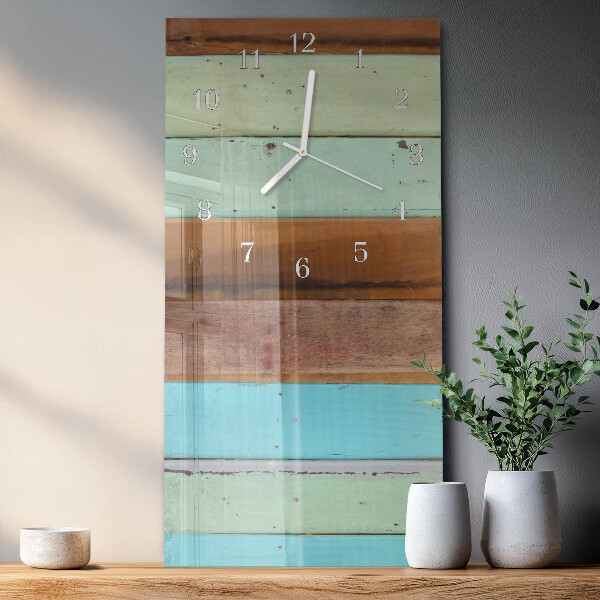 Horloge rectangulaire verticale Plaque